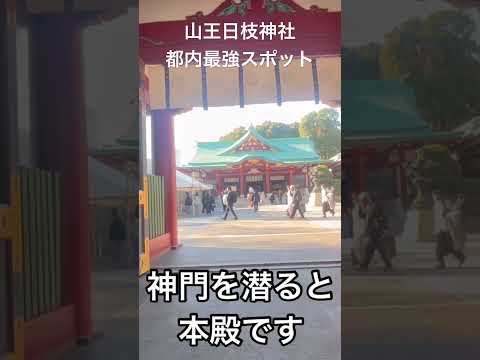 【山王日枝神社】ポイント全部見せます。都内最強神社。#shorts