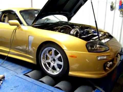 BIG TURBO INSANE Toyota Supra Dyno! 1000HP!!!