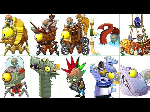 Plants vs Zombies2 //Battle with multiple bosses ( pvZ2 mod )