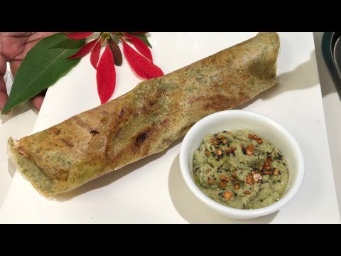 Recipe for #pesarattudosa#vegandosa#moongdosa#moongbeanpancakes