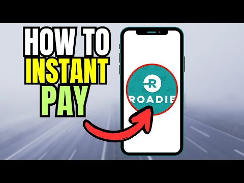 How to ROADIE Instant Pay (Instant Cash Out on Roadie Driver App)