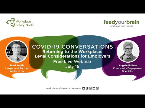 COVID-19 Conversations: Returning to the Workplace - Legal Considerations for Employers