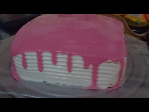 How to do icing of cake.... 🤔💕