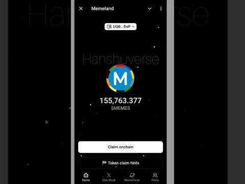 Memes Withdrawal | Memeland airdrop Withdrawal | Memeland Listing Live | Hanshuverse #memecoinnews