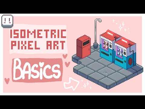 How to draw ISOMETRIC PIXEL ART | Works for procreate, aseprite, photoshop...