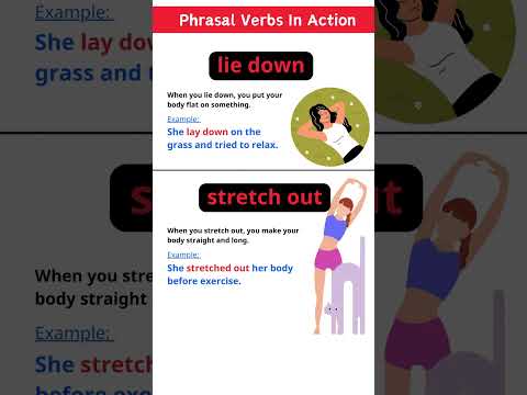 Phrasal Verbs In Action - Feeling Tired🥱