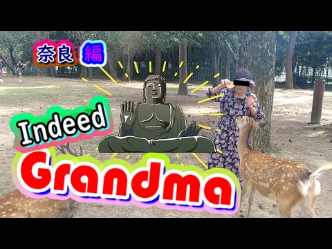 認知症おばあちゃん・冥土の土産(ゴメンね)旅行シリーズ・奈良・Indeed Grandma