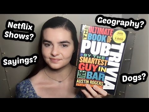 ASMR Asking You 90 Trivia Questions in 9 Extremely Random Categories