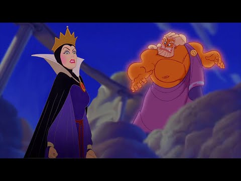 Zeus tries to stop the Evil Queen / Disney Crossover