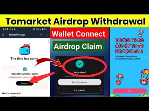 how to connect wallet Tomarket কিভাবে আপনার ওয়ালেট কোলবেন  এবং কানেক্ট করবেন