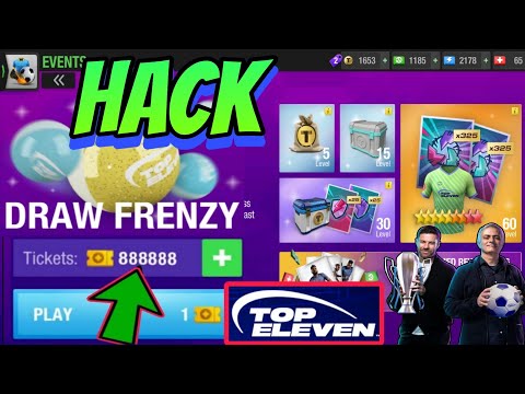 Draw Frenzy Hack in Top Eleven 2025 to get all the Tickets at once