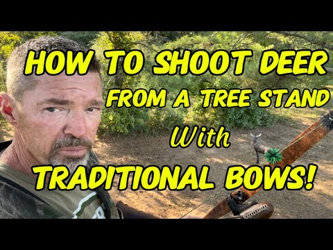 How To Shoot Deer From A Tree Stand With Traditional Bows!