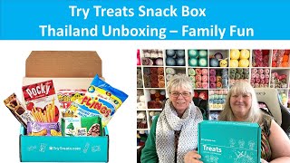 TryTreats Box Thailand UNBOXING plus Sneak Peek Jack Frost Long Scarf  #TryTreats