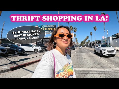 Thrift Shopping in LA + Try On Haul (Amazing Finds!) | Laureen Uy