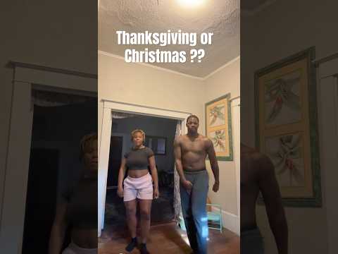 Which is better thanksgiving or Christmas??👀 #rap #viralvideo #funny #dance #explore #fyp