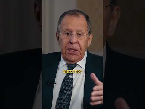 Sergey Lavrov Recounts His Meeting With Tony Blinken