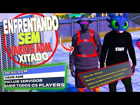 VOLTANDO VARIAS VEZES PRA SE VINGAR DE ADMS ABUSER NESSE VIDEO COM MOD MENU GTA RP