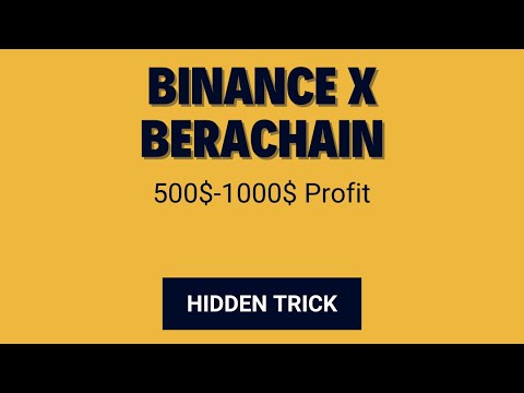 Berachain X Binance Campaign | No Investment | Hidden Trick | #freeairdrop #berachain