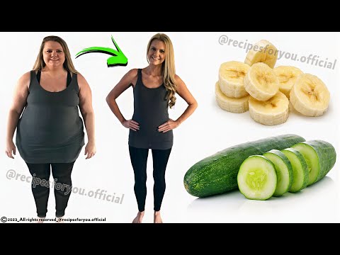 Drink banana with cucumber, and get a flat stomach in 7 days with this magic weight loss drink