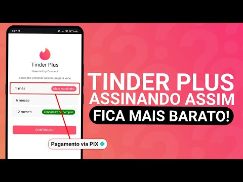 COMO ASSINAR O TINDER PLUS VIA PIX