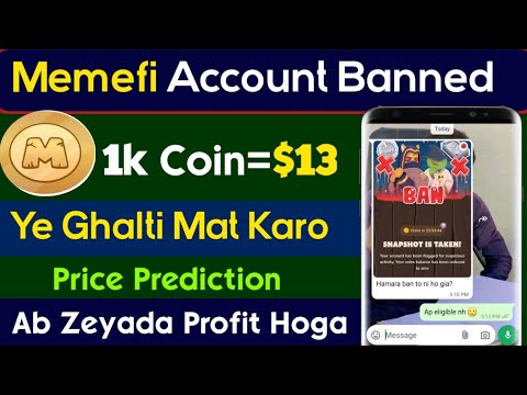 Memefi Account Banned | Memefi New Update | memefi okx wallet Connect | Memefi listing date