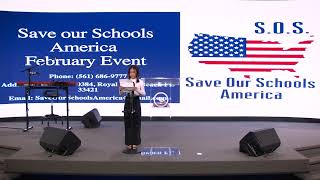 February Speaker - Save Our Schools America