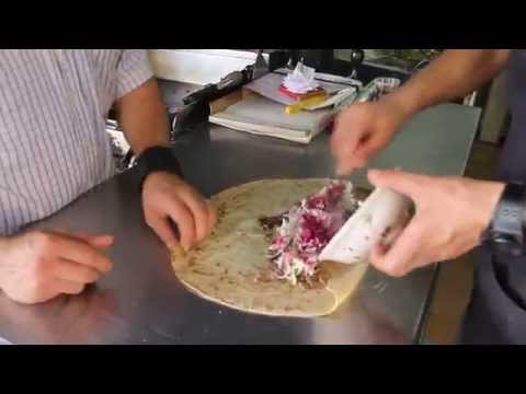 Bethlehem Street Food - Shawarma Wrap (West Bank, Palestine)