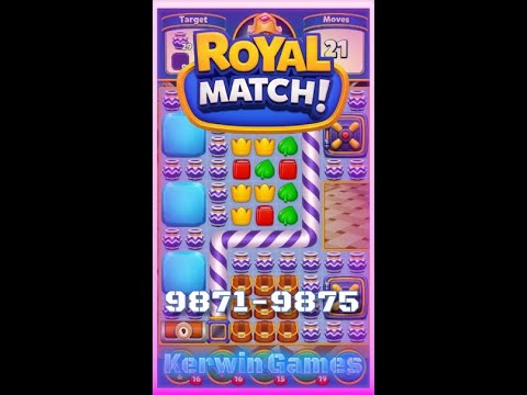 Royal Match Level 9871 9872 9873 9874 9875 - No Boosters Gameplay