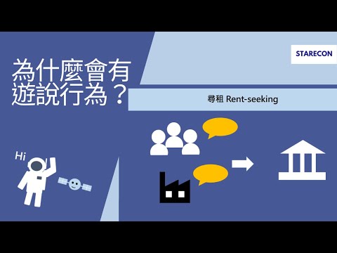 為什麼會有遊說行為？Rent-seeking【經濟學學什什麼】