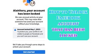 How to Unlock Facebook Account that has been locked?|Reo king TV JAPAN