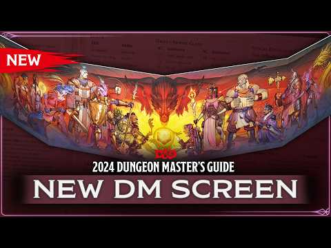 New Dungeons & Dragons 2024 Edition Dungeon Master's Screen