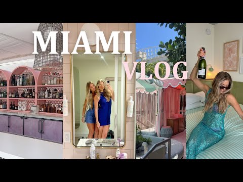 MIAMI VLOG! (girls weekend, cutest hotel, going to the club!)