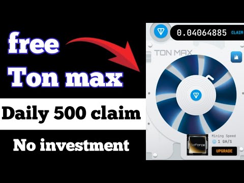 Ton max bot | best top & earn telegram bot | TON Max | ton boost app | #ujagartube