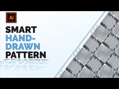 smart handdrawn pattern in illustrator by dailycreatics