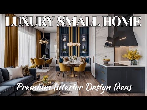 Modern Luxury Small Homes with Bold Accents, Elegant Furniture & Premium Interior Design Ideas