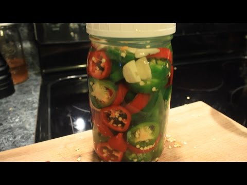 Lacto Fermented Jalapeno Peppers w/Garlic ~ Delicious ~ Easy