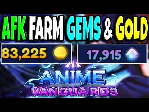 How To AFK Farm Gems & Gold | Anime Vanguards