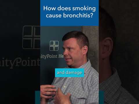 How Does Smoking Cause Bronchitis? #shorts