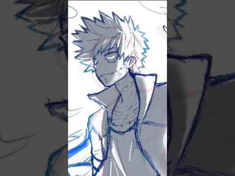 Sketching Dabi - Boku no hero academia #shorts