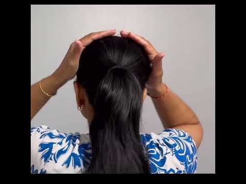 Easy & quick bun stick hairstyle #hair #hairtutorial #lhairstyles #trending