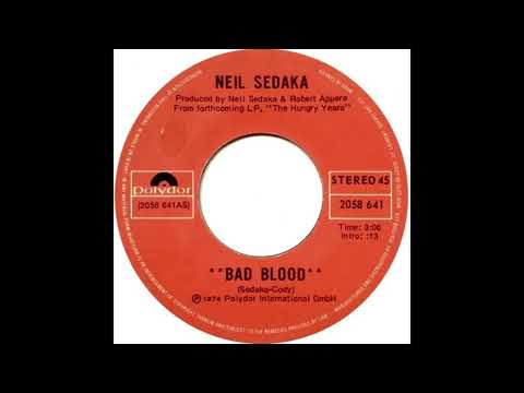 Neil Sedaka - Bad Blood (1974)