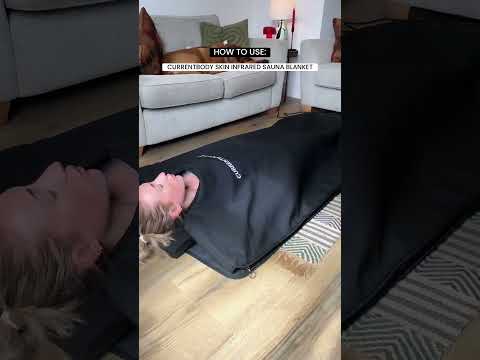 How to use the CurrentBody Skin Infrared Sauna Blanket  #saunablanket #saunabenefits #currentbody