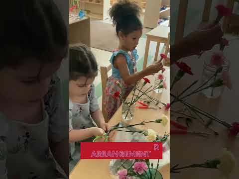 Flower Arrangement - Montessori Practical Life Activity