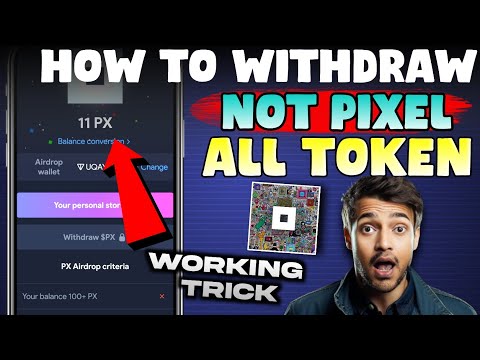 Notpixel CLAIM And Withdraw |NotPixel Airdrop Trick|Airdrop Eligibility|Not Pixel Airdrop Withdrawal