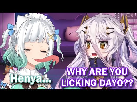 Mint licking everything Henya 【Maid Mint Fantome + VSHOJO】