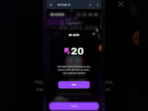 Christmas giveaway | W-Coin update | #wcoin #update #newtask #christmas #giveaway #listingdate #FREE