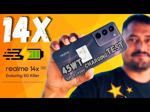 Realme 14x Charging Speed test Review  | Realme Speed Test 🔥