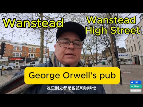 4k Video Of Wanstead High Street's Restaurants, Cafes, Pubs & Parks With Chinese Subtitles