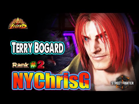 SF6 🔥 NYChrisG (#2Terry Bogard) Spectacular Gameplay & Combos !🔥Best Ranked Match🔥Sf6 DLC Replays🔥