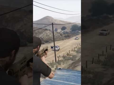 Get in train while cops are chasing you!! #shorts #grandtheftauto #gta #gaming